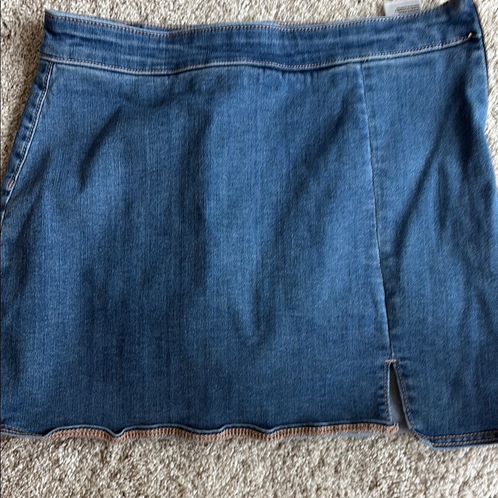 American Eagle Outfitters Blue Pencil Mini Skirt